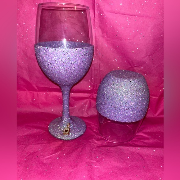 Purple Wine Glass Set - Picture 5 of 6